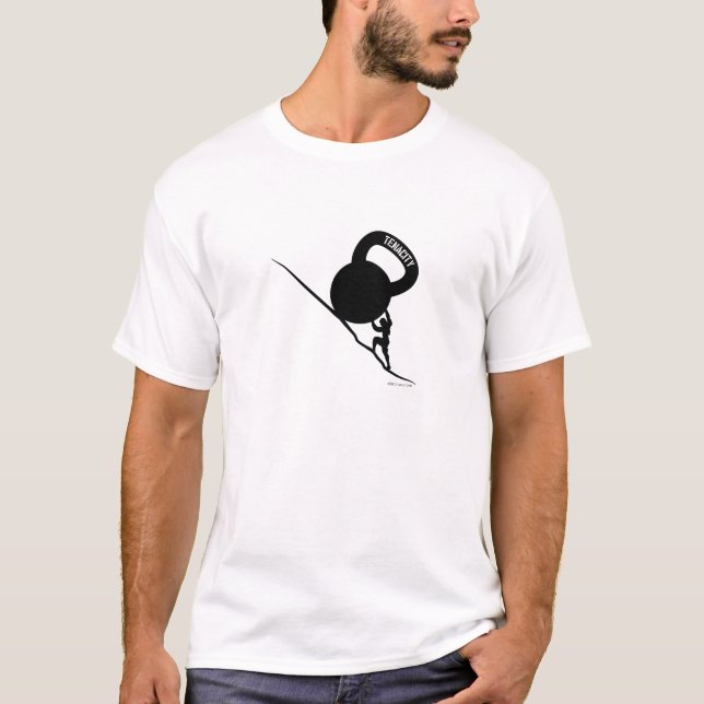 Camiseta Tenacidade de Sisyphus KettleBell (Frente)