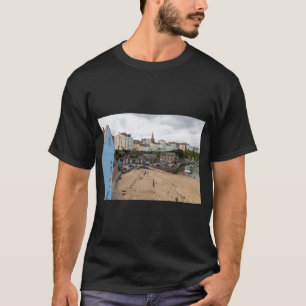Camiseta Tenby North Beach E Pastel Houses