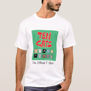 Camiseta TenCats - o t-shirt oficial