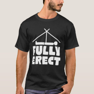 Camiseta Tenda de acampamento totalmente erguida - grão de