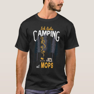Camiseta Tenda de cachorro para camping Caravana Floresta E