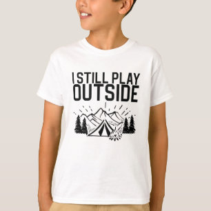 Camiseta Tenda de fogueira de acampamento