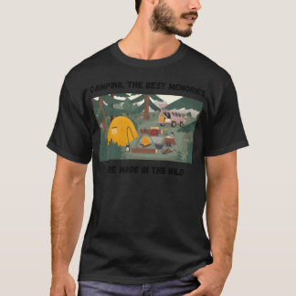 Camiseta Tenda engraçada estilo de vida acampamento