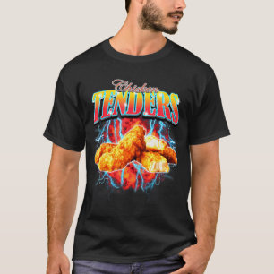 Camiseta Tendas de Frango Engraçadas Rap Pirata Vintage 90s