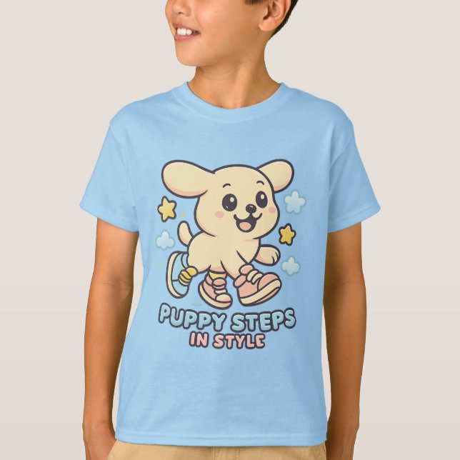 Camiseta Tendência 2025 Para Crianças De Cartoons Bonitos (Frente)