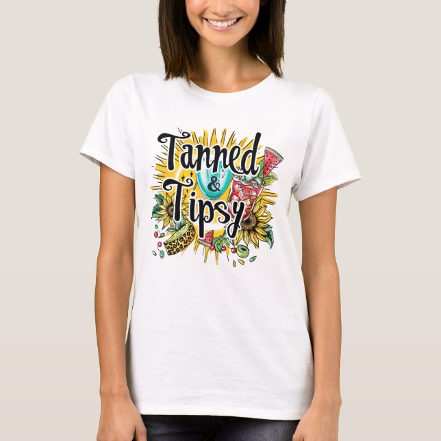 Camiseta Tendência curtida (Frente)