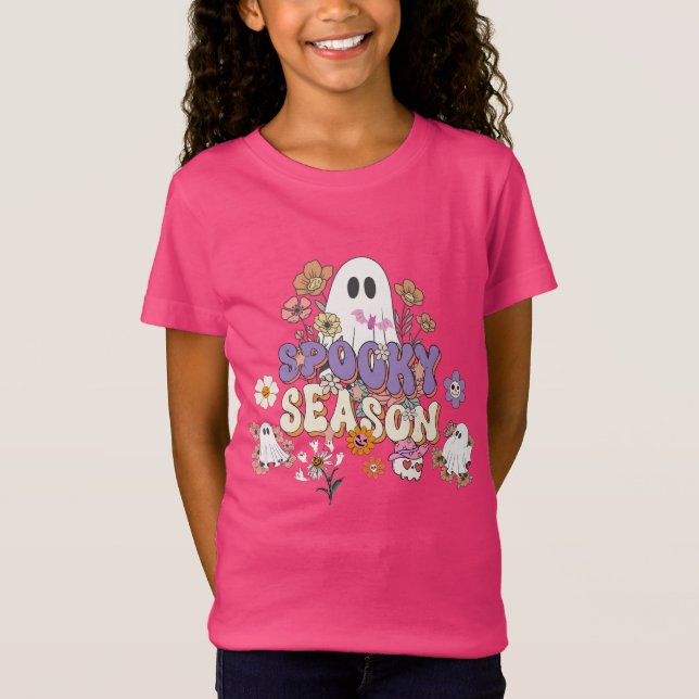 Camiseta Tendência Cuta Spooktacular T-Shirt Fantasma (Frente)