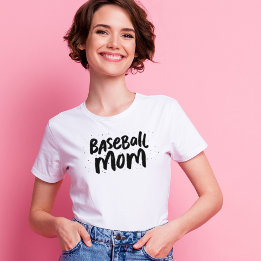 Camiseta Tendência da mãe de beisebol personalizada tipo pr