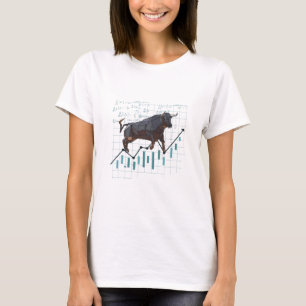 Camiseta Tendência de Alta do Mercado de Ações