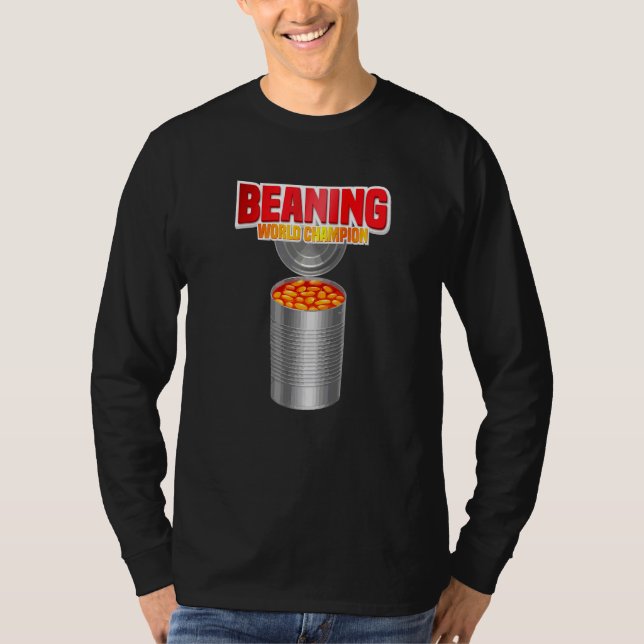 Camiseta Tendência de dumping do Viral Bean, campeão mundia (Frente)