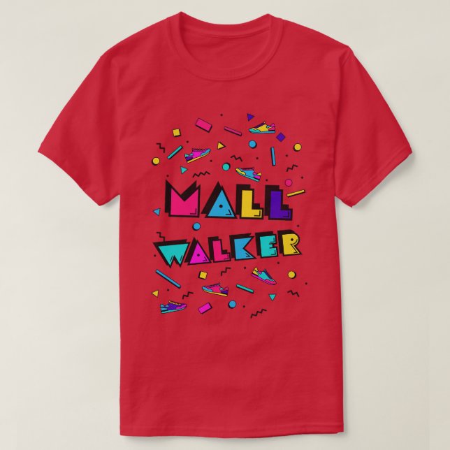 Camiseta Tendência de Exercício do Shall Walker 90s do Esti (Frente do Design)