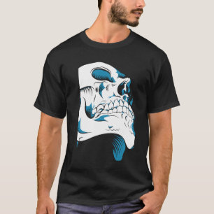 Camiseta Tendência de Ilustração de Arte Negra Moderna do C