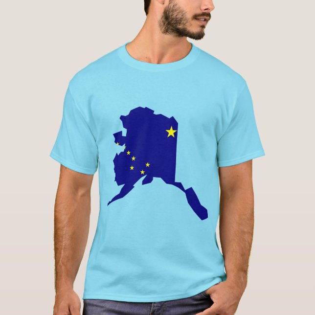 Camiseta Tendência Personalizável do Cheio ALASKA (Frente)