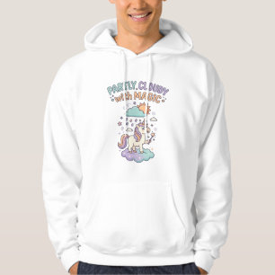 Camiseta Têndencia Unicórnio Parcialmente Nublado 