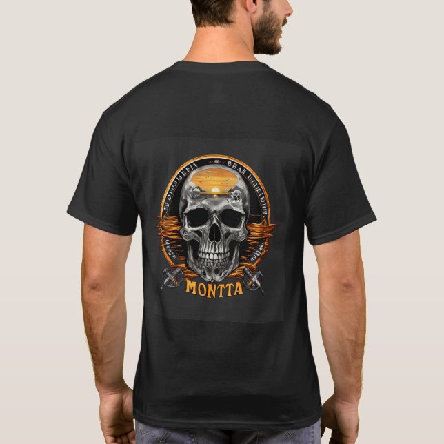 Camiseta Tendências do segmento: "praia de monta" (Verso)
