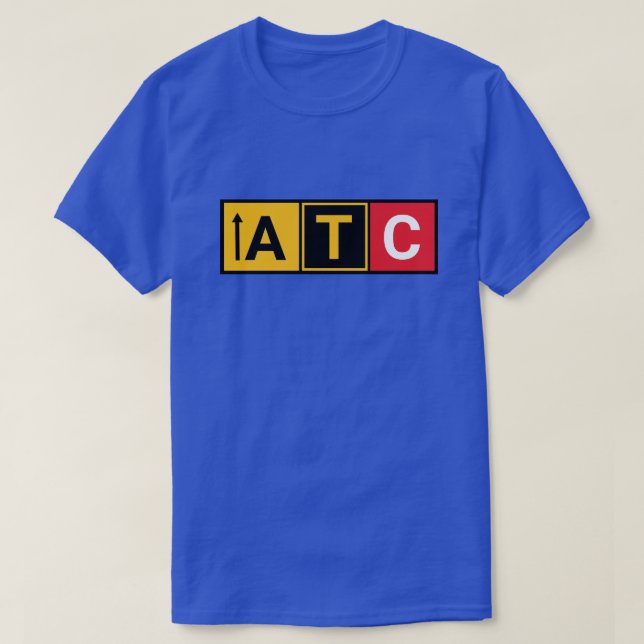 Camiseta Tendente de Controle de Tráfego Aéreo da  (Frente do Design)