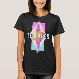 Camiseta Tendies de Vaporwave Frango Tenders Kanji Japonês