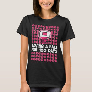 Camiseta Tendo um Ll por 100 dias Esboço escolar do 100º di