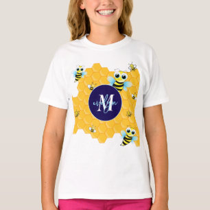 Camiseta Tendy Big Blue Eyes Bee Hives