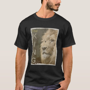 Camiseta Tendy Modern Elegant Pop Art Lion Head Modelo