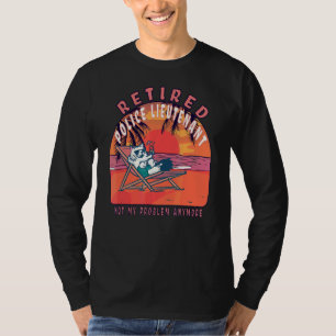 Camiseta Tenente Vintage, aposentado da Polícia aposentada