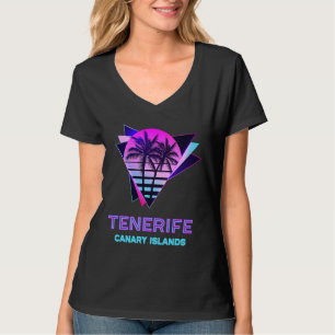 Camiseta Tenerife Ilhas Canárias 80s Espanha Palmeira Retro