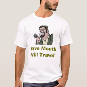 Camiseta Tenha a boca viajará