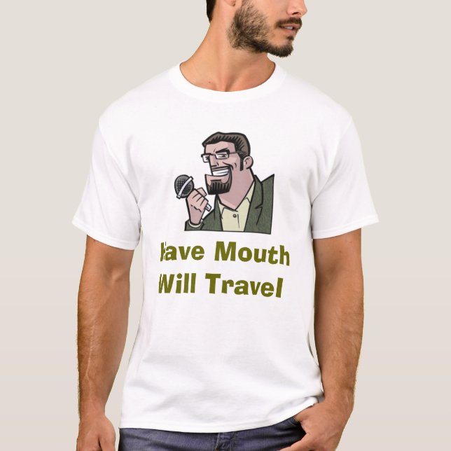 Camiseta Tenha a boca viajará (Frente)