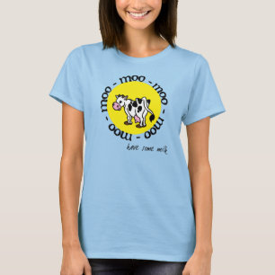Camiseta Tenha algum leite - ajustado fêmea da