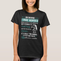 Tenha cuidado ao montar Cavalos Nome Personalizado