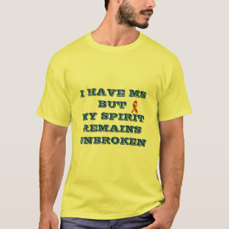 CAMISETA TENHA O ESPÍRITO REMAINSUNBROKEN DE MSBUTMY