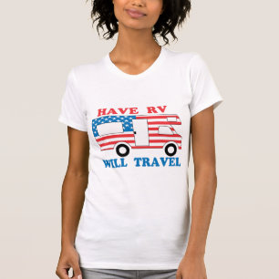 Camiseta Tenha o rv viajará América