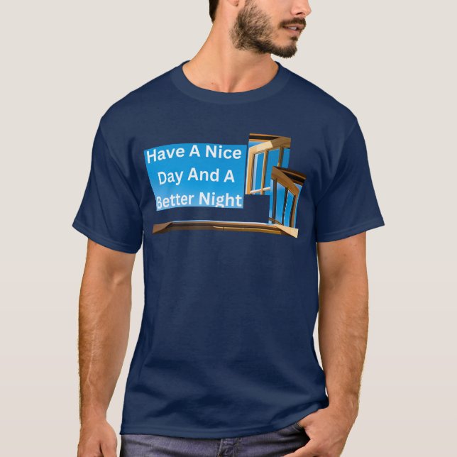 Camiseta Tenha um belo dia e uma noite melhor com gratidão (Frente)
