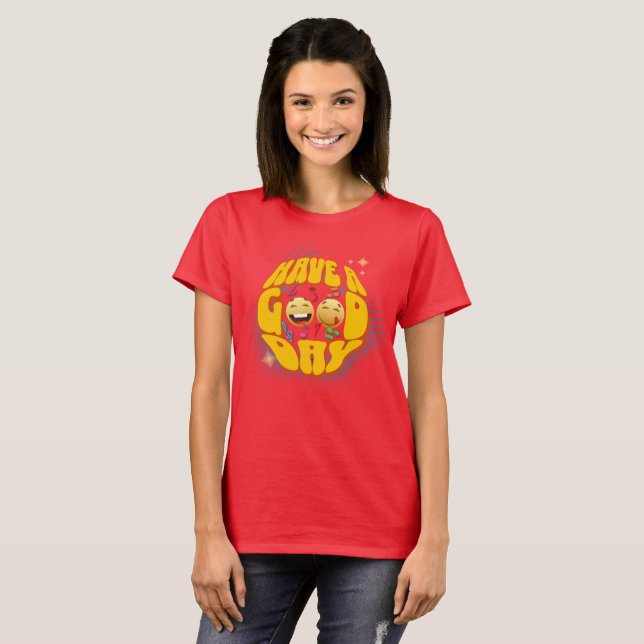 Camiseta Tenha um Bom Dia | Mulheres (Frente Completa)
