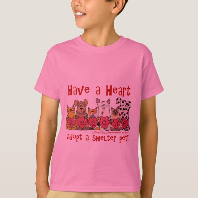 Camiseta Tenha um coração (Frente)