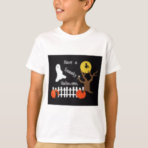 Camiseta Tenha um Dia das Bruxas assustador.