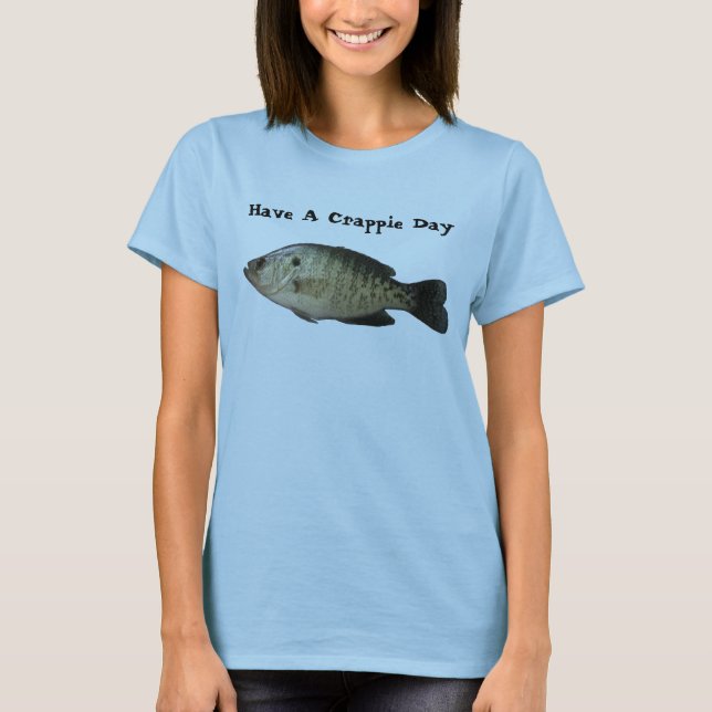 Camiseta Tenha um dia do tipo de peixe (Frente)