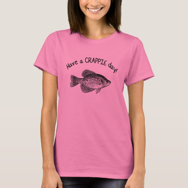 CAMISETA TENHA UM DIA DO TIPO DE PEIXE (Frente)