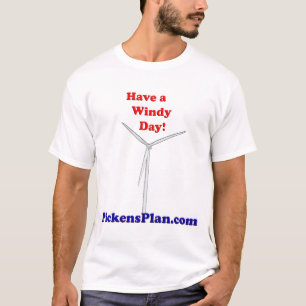 Camiseta Tenha um dia ventoso! T-shirt