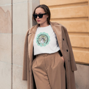 Camiseta Tenha um excelente no sábado! Foto personalizada d