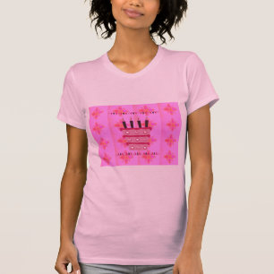 Camiseta Tenha um feliz aniversário maravilhoso e adorável