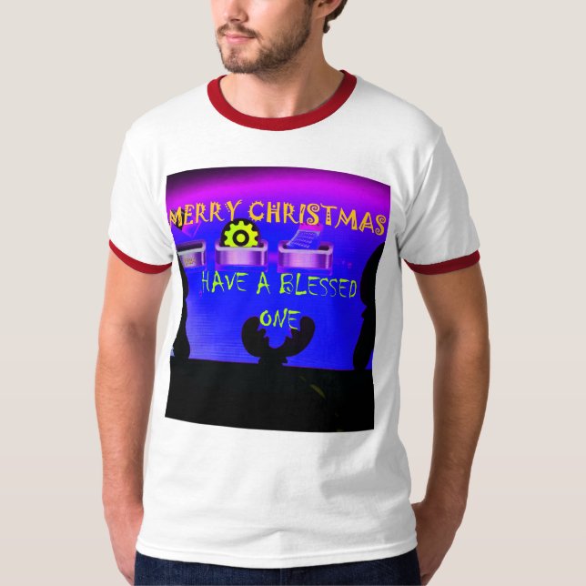 Camiseta Tenha um Feliz Natal - Um Digital Festivo (Frente)