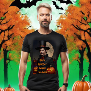Camiseta Tenha um Halloween diabolicamente Incrível com Fei