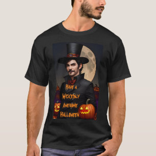 Camiseta Tenha um Halloween diabolicamente Incrível com Fei