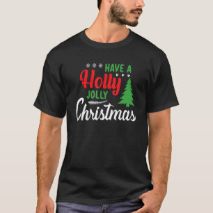Camiseta Tenha um Natal de Alegria Agridoce Chapéu do Papai