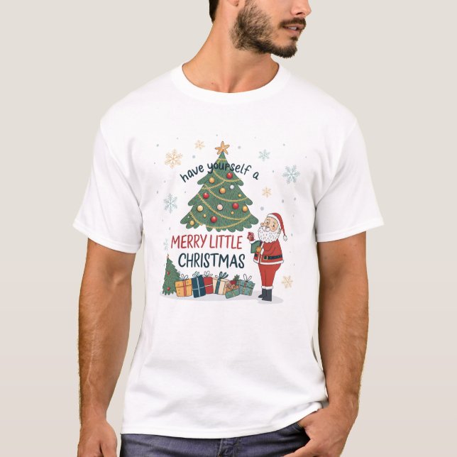 Camiseta Tenha um Natal Feliz (Frente)