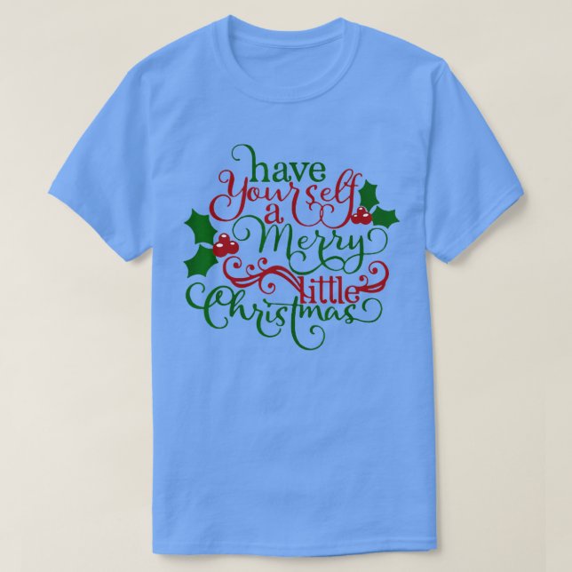Camiseta Tenha Um Natal Feliz (Frente do Design)