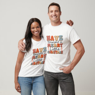 Camiseta Tenha um Natal Feliz e Alegre - Natal