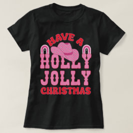 Camiseta Tenha Um Natal Holly Jolly