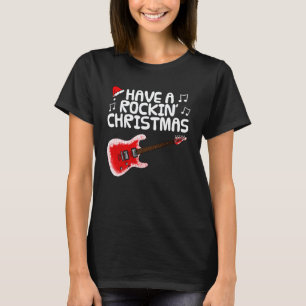 Camiseta Tenha um Natal Incrível, Professor de Guitarra Elé